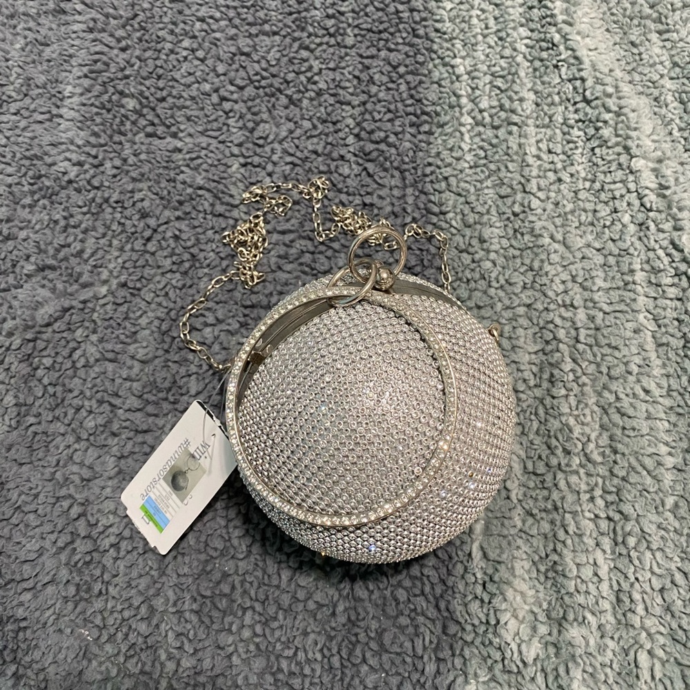 Windsor Rhinestone Sphere Bag